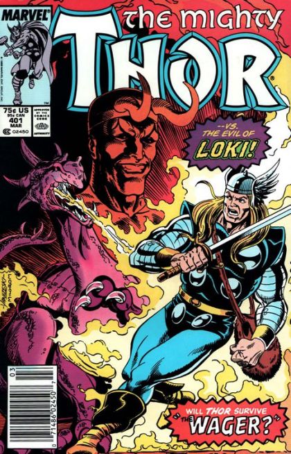 Thor, Vol. 1 The Wager |  Issue#401B | Year:1988 | Series: Thor |