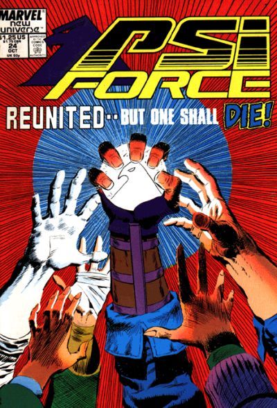 Psi Force "The Living Dead" |  Issue#24A | Year:1988 | Series: New Universe |