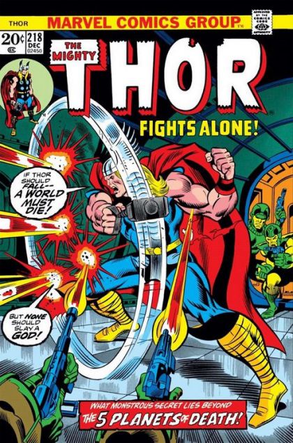 Thor, Vol. 1 Where Pass the Black Stars There Also Passes...Death! |  Issue#218A | Year:1973 | Series: Thor |