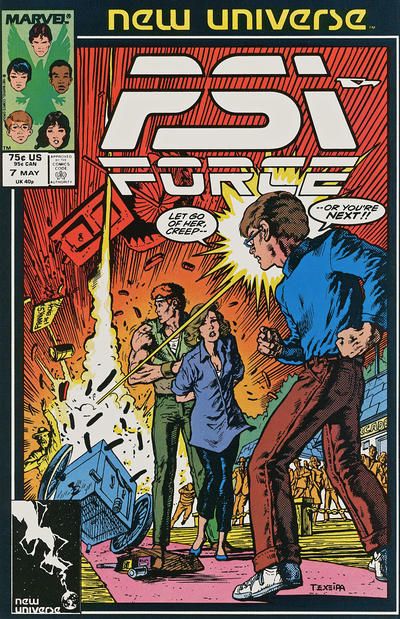 Psi Force "Deadly Piper" |  Issue#7A | Year:1987 | Series: New Universe | Pub: Marvel Comics |