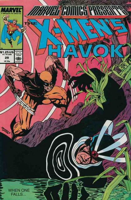 Marvel Comics Presents, Vol. 1 Pharaoh's Legacy / Panther's Quest, Part 6: a Heart Beaten / Part 17: Dark Maneuvers / Part 4: the Strip / It Came From Within... |  Issue#29A | Year:1989 | Series:  | Pub: Marvel Comics |