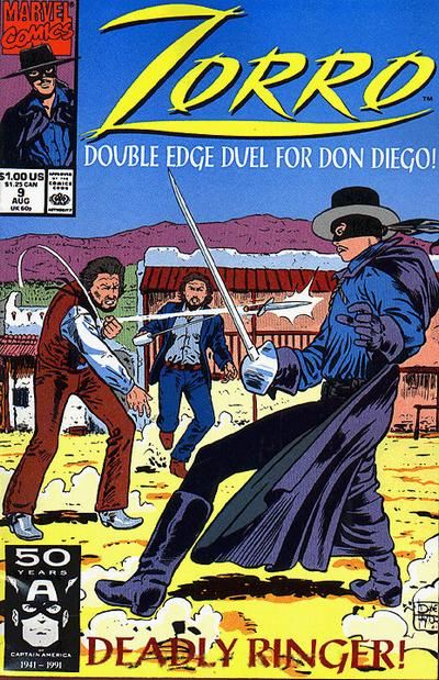 Zorro (Marvel)  |  Issue#9 | Year:1991 | Series: Zorro | Pub: Marvel Comics