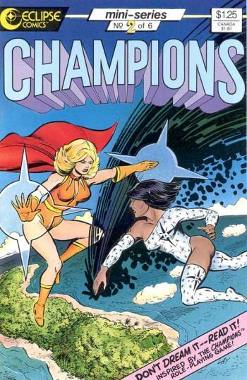 Champions (Eclipse) The Curse of the Hellfire Crown |  Issue#2 | Year:1986 | Series:  | Pub: Eclipse Comics