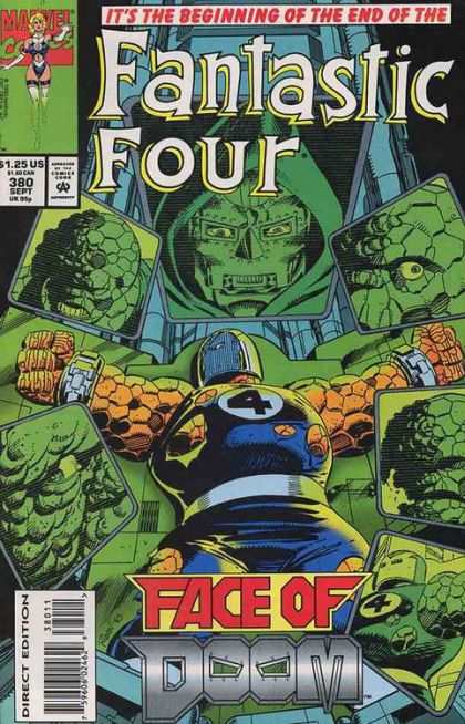 Fantastic Four, Vol. 1 Comes The Hunger! |  Issue#380A | Year:1993 | Series: Fantastic Four |