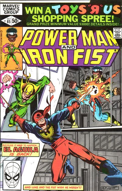 Power Man And Iron Fist, Vol. 1 An Eagle In the Aerie |  Issue#65A | Year:1980 | Series: Power Man and Iron Fist |