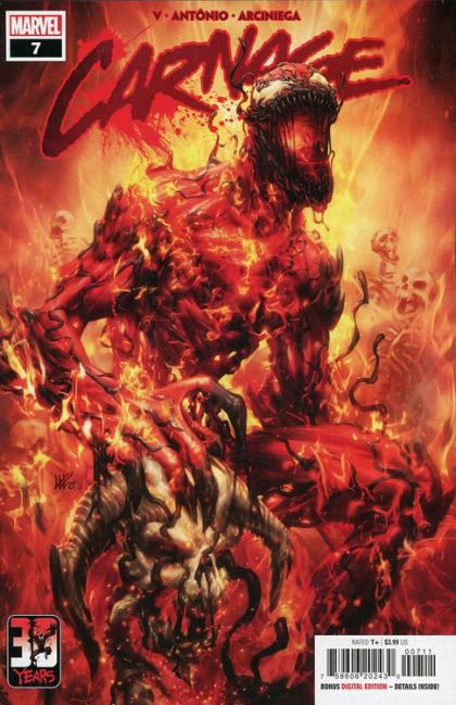 Carnage, Vol. 3 Carnage in Hell, Part 2 |  Issue#7A | Year:2022 | Series:  | Pub: Marvel Comics