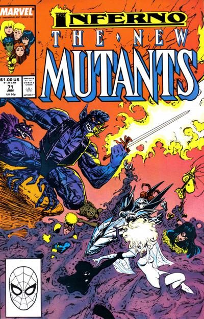 New Mutants, Vol. 1 Inferno - Limbo |  Issue#71A | Year:1988 | Series: New Mutants |