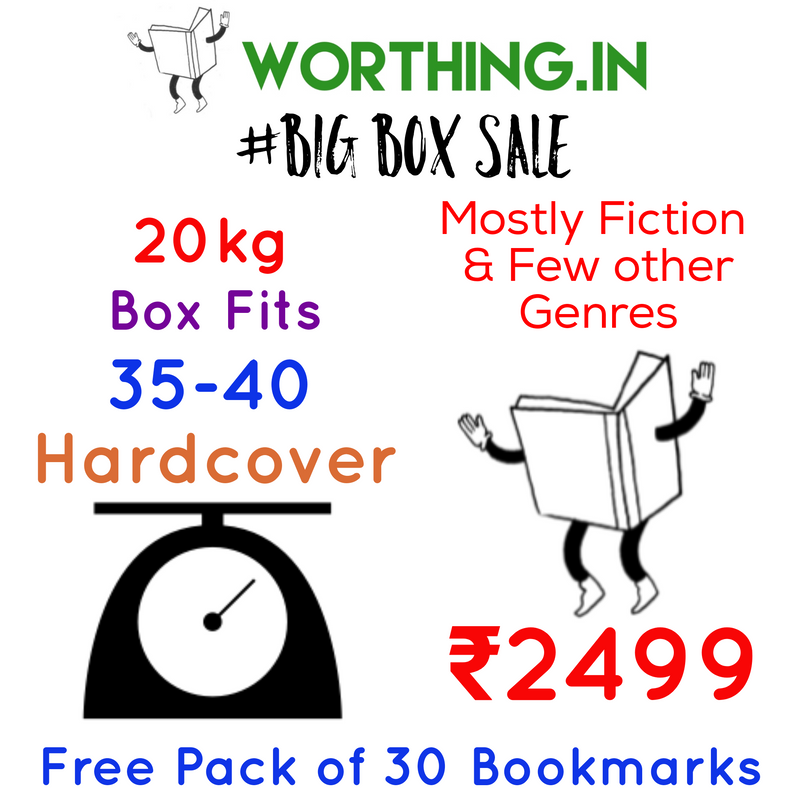 Big Box Sale | 20 Kg Box Full of Hardcover Books | Contains 30-35 Assorted Books | Free 15 Bookmarks